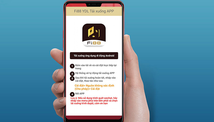 cách tải app Fi88 mobile